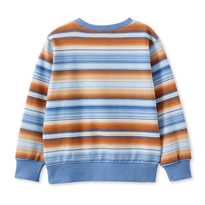 Milky Ombre Stripe Fleece Sweat 00-1Y image number 1
